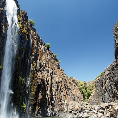 The Mighty Victoria Falls in Livingstone, Zambia, Africa